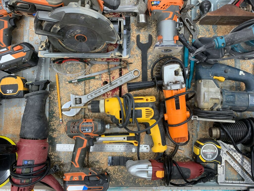 DeWalt 20V Max cordless tools and drill driver