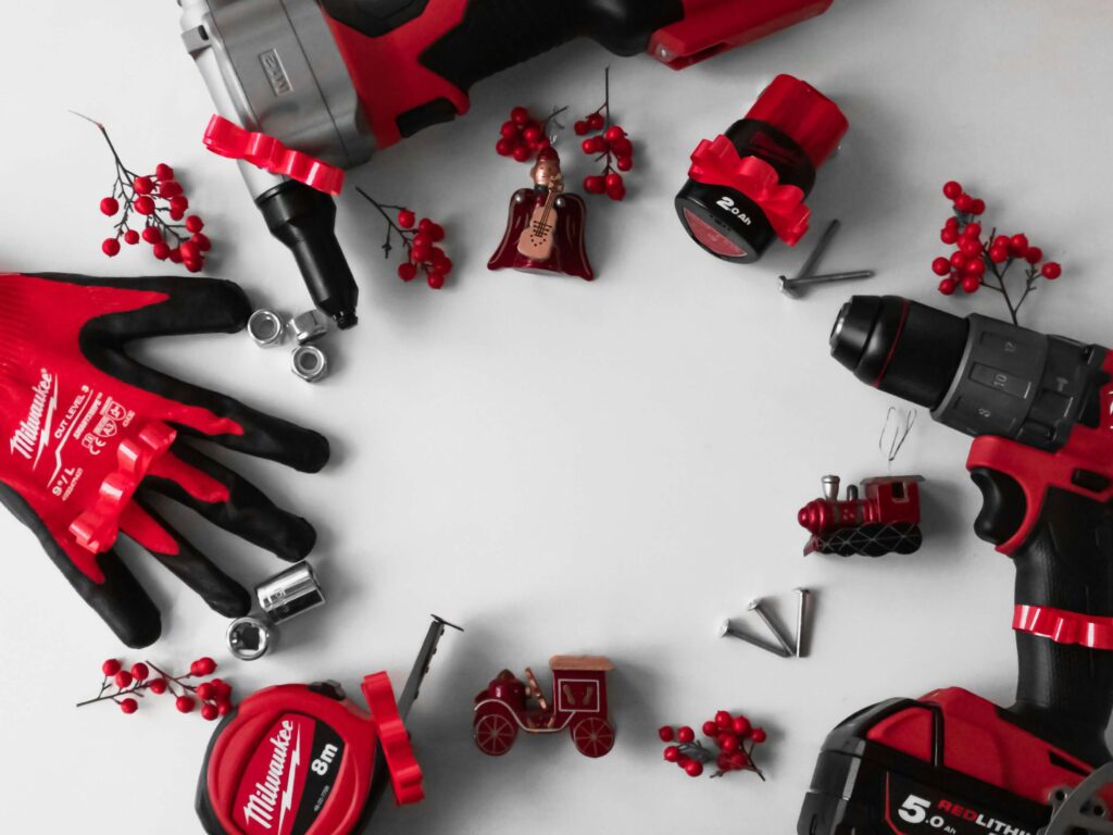 Milwaukee M18 cordless tools and drill